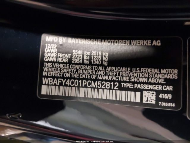 WBAFY4C01PCM52812 BMW M850i Xdrive
