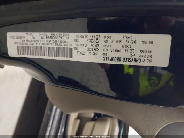 2012 CHRYSLER TOWN & COUNTRY 2C4RC1CG9CR124808 Photo 8