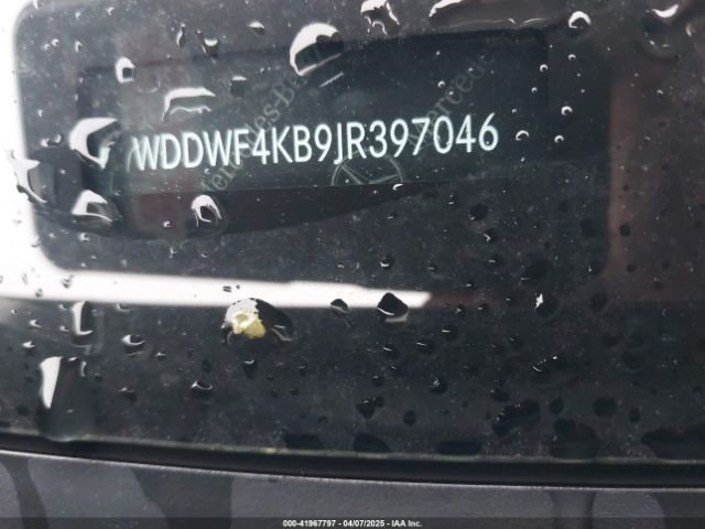 WDDWF4KB9JR397046 Mercedes-Benz C 300 4matic