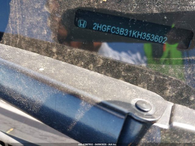 2HGFC3B31KH353602 Honda CIVIC EX