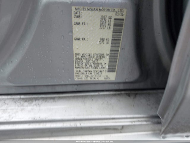 1N4AL3AP7GN350673 Nissan Altima 2.5 S