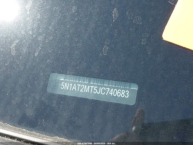 5N1AT2MT5JC740683 Nissan ROGUE SV