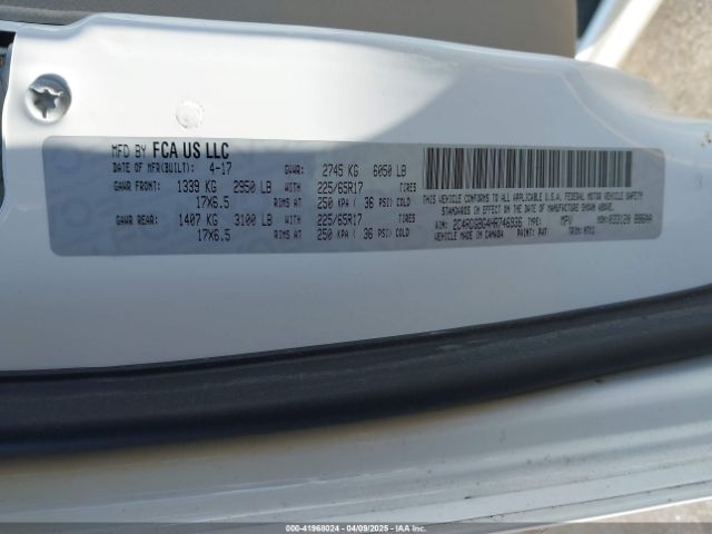 2C4RDGBG4HR746936 Dodge Grand Caravan Se