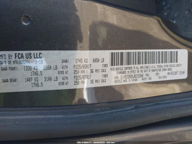 2C4RDGBG9JR215348 Dodge Grand Caravan Se Plus