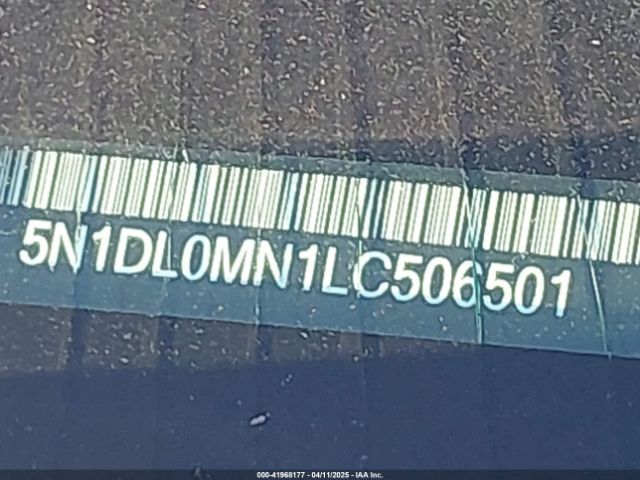 5N1DL0MN1LC506501 Infiniti QX60 LUXE