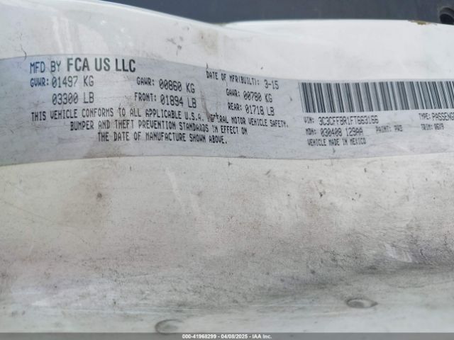 3C3CFFBR1FT663166 Fiat 500 SPORT