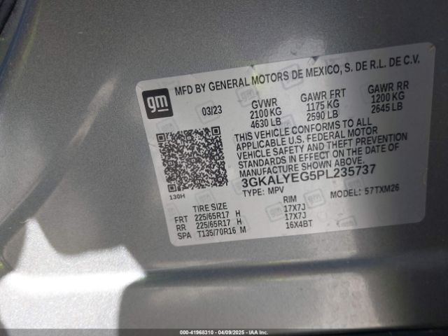 3GKALYEG5PL235737 GMC Terrain Awd At4
