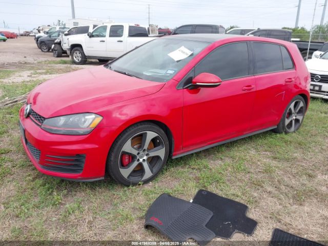 3VW447AUXGM062932 Volkswagen Golf Gti Autobahn W/performance Package 4-door