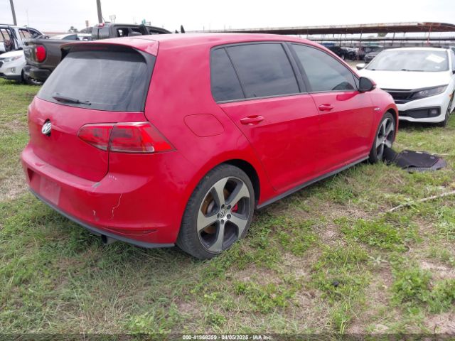 3VW447AUXGM062932 Volkswagen Golf Gti Autobahn W/performance Package 4-door