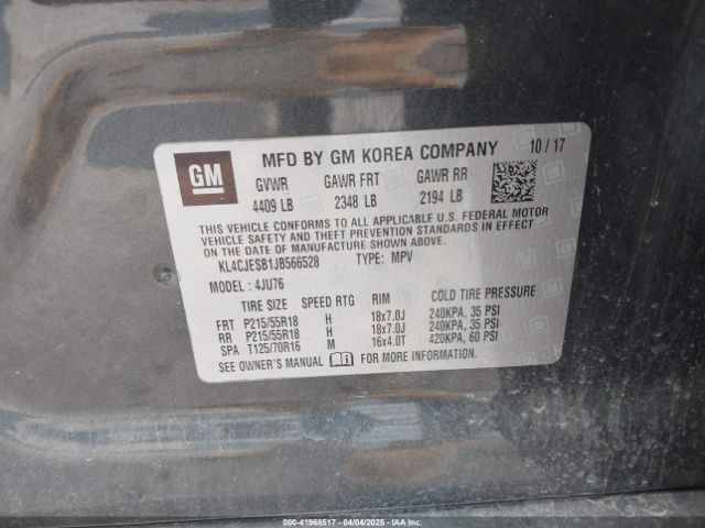 KL4CJESB1JB566528 Buick Encore Preferred