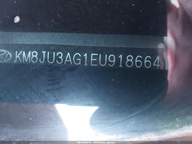 KM8JU3AG1EU918664 Hyundai TUCSON SE