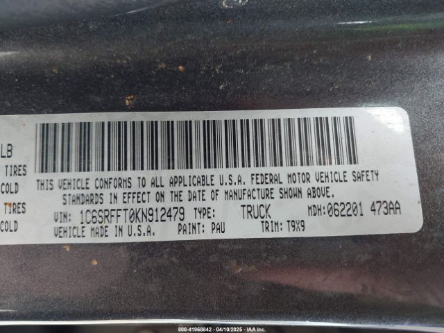 2019 RAM 1500 1C6SRFFT0KN912479 Photo 8