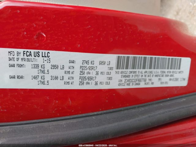 2C4RDGCG3FR667768 Dodge Grand Caravan Sxt