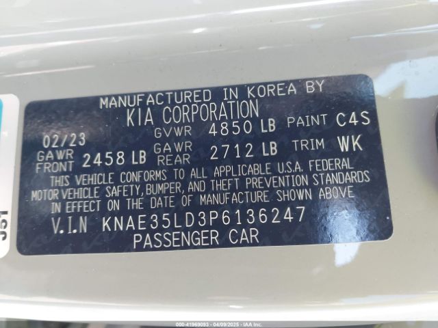 KNAE35LD3P6136247 KIA Stinger Gt-line