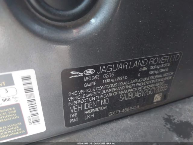 2016 JAGUAR XF SAJBD4BV2GCY20555 Photo 8