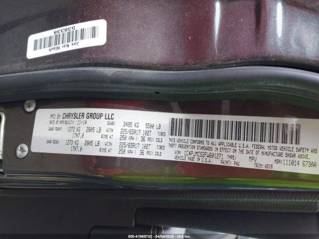 1C4PJMCS2FW601271 Jeep Cherokee Latitude