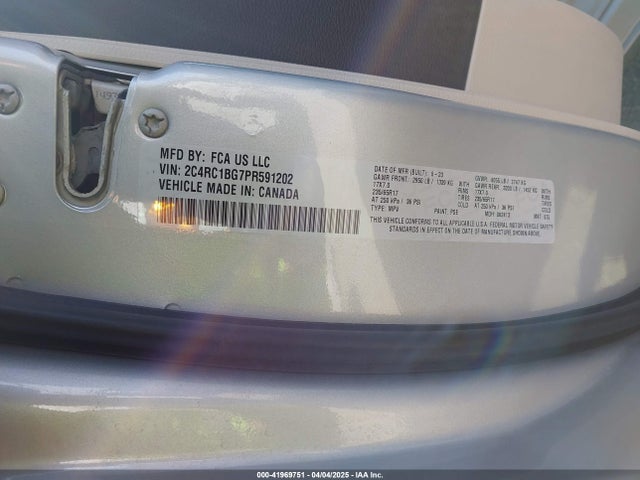 Chrysler Pacifica Touring L 2023 2C4RC1BG7PR591202 Image 9