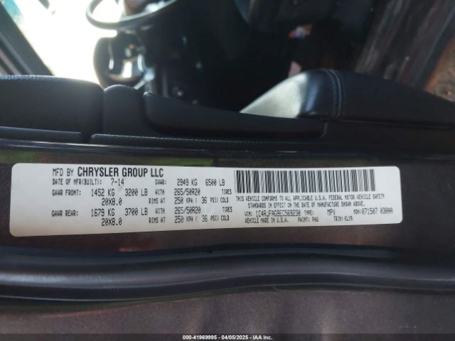 1C4RJFAG9EC569230 Jeep Grand Cherokee Altitude