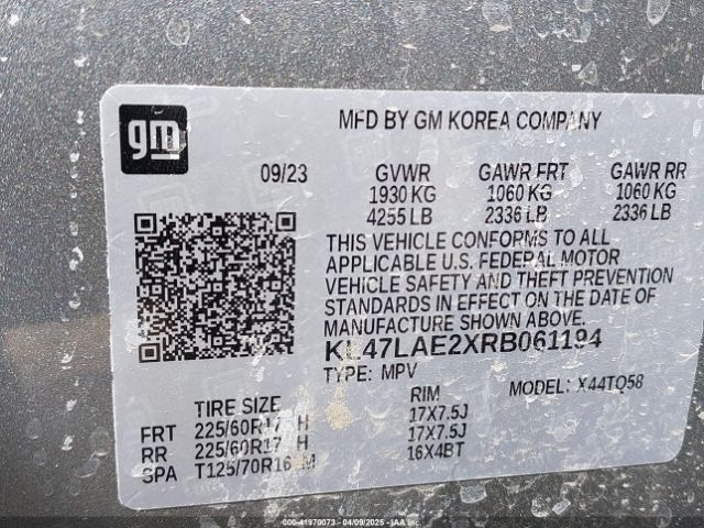 KL47LAE2XRB061194 Buick Envista Preferred Fwd