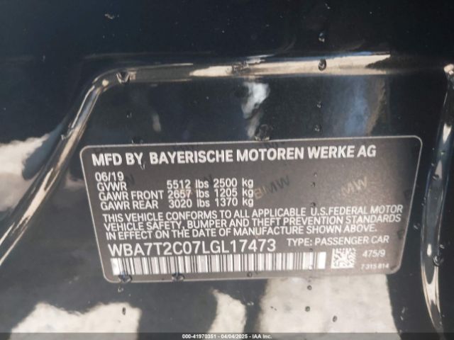 WBA7T2C07LGL17473 BMW 740I
