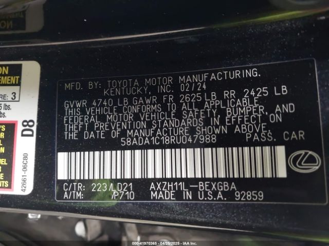 58ADA1C18RU047988 Lexus ES 300H