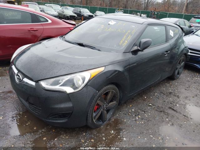 KMHTC6AD3EU211309 Hyundai Veloster Base W/black