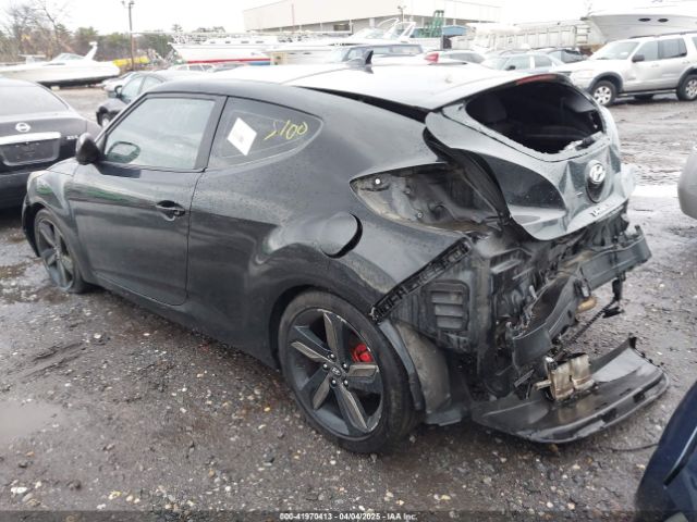 KMHTC6AD3EU211309 Hyundai Veloster Base W/black