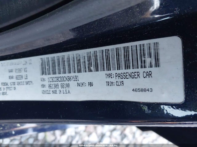 41970488 :رقم المزاد ، 1C3CCBCB3CN307591 vin ، 2012 Chrysler 200 Limited مزاد بيع