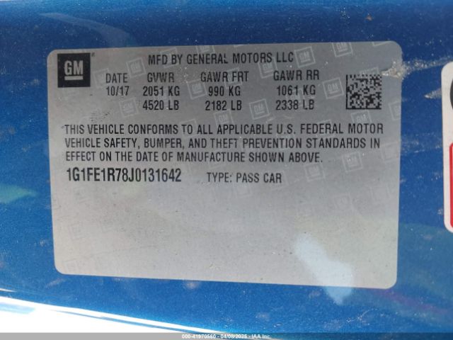1G1FE1R78J0131642 Chevrolet Camaro 1ss
