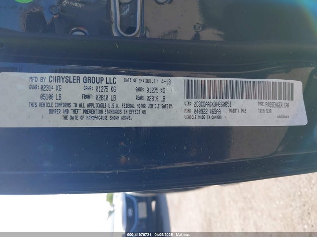 Продаж на аукціоні авто 2013 Chrysler 300 Motown, vin: 2C3CCAAGXDH660851, номер лоту: 41970721