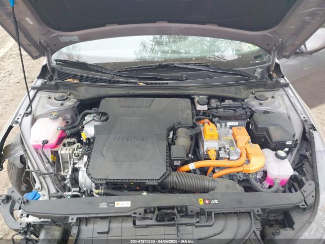 KMHLM4AJ3PU059056 Hyundai Elantra Hybrid Blue