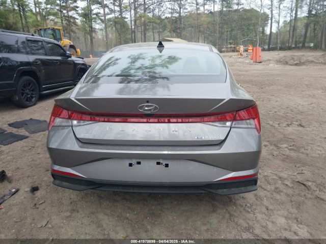 KMHLM4AJ3PU059056 Hyundai Elantra Hybrid Blue