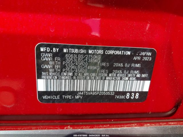 2023 MITSUBISHI OUTLANDER PHEV JA4T5VA95PZ050532 Photo 8