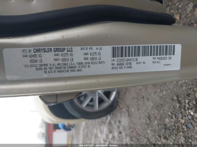 2010 CHRYSLER 300 2C3CK5CV6AH215136 Photo 8