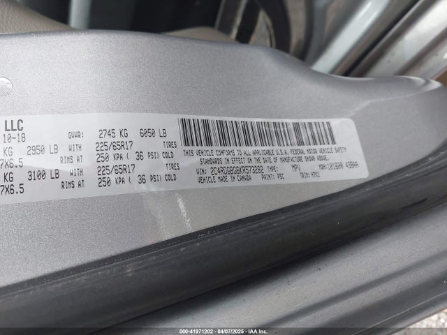Dodge Grand Caravan Se 2019 2C4RDGBG6KR573282 Image 9