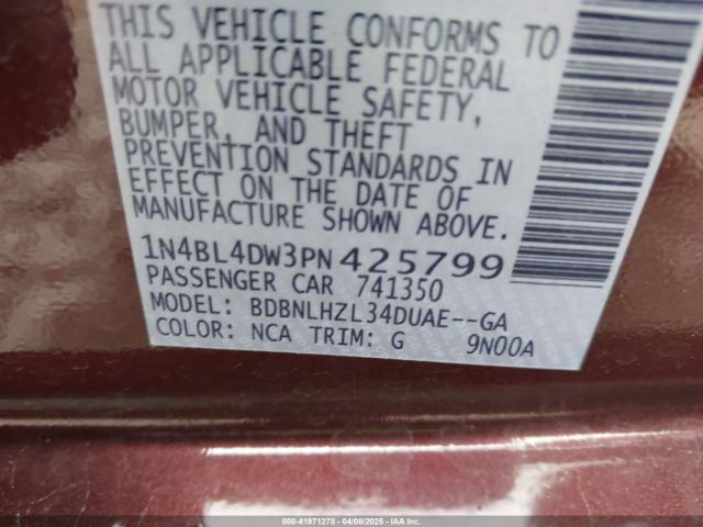 2023 NISSAN ALTIMA 1N4BL4DW3PN425799 Photo 8