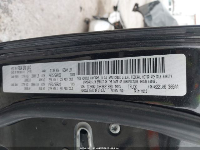 1C6RR7LT5FS621993 RAM 1500 Big Horn