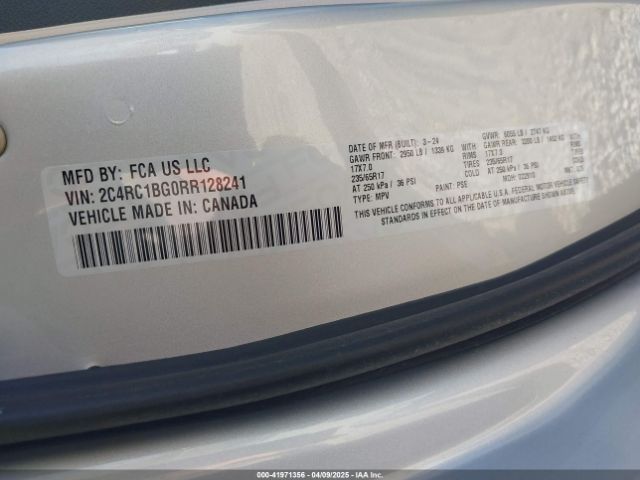 2024 CHRYSLER PACIFICA 2C4RC1BG0RR128241 Photo 8