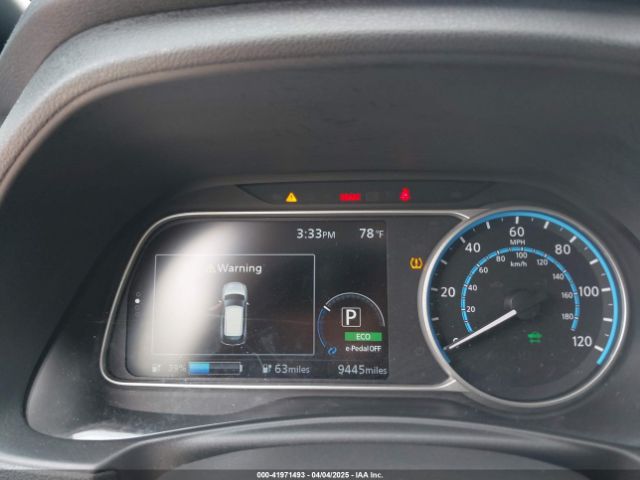1N4AZ1BV8PC562204 Nissan Leaf S 40 Kwh