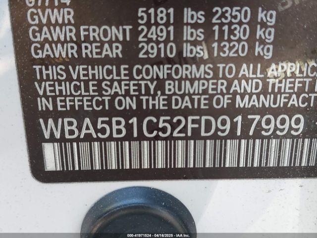 WBA5B1C52FD917999 BMW 535i