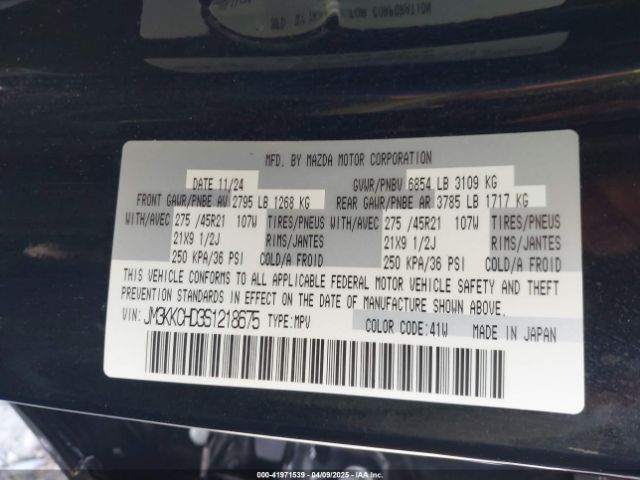 JM3KKCHD3S1218675 Mazda Cx-90 3.3 Turbo Premium Sport