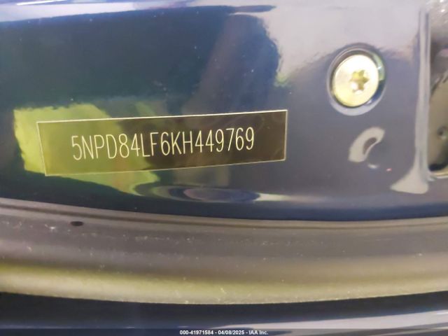 5NPD84LF6KH449769 Hyundai ELANTRA SEL
