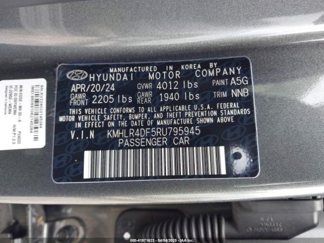 KMHLR4DF5RU795945 Hyundai Elantra N Line