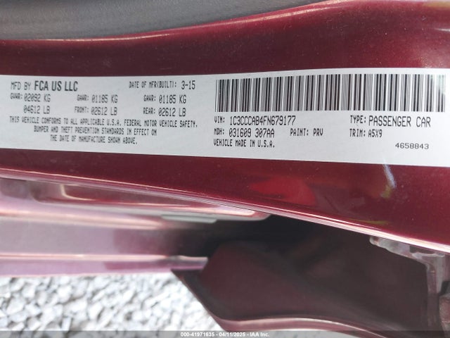 1C3CCCAB4FN679177 Chrysler 200 Limited
