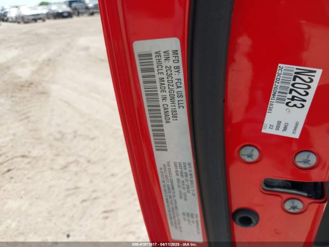 2022 DODGE CHALLENGER 2C3CDZJG0NH118381 Photo 8
