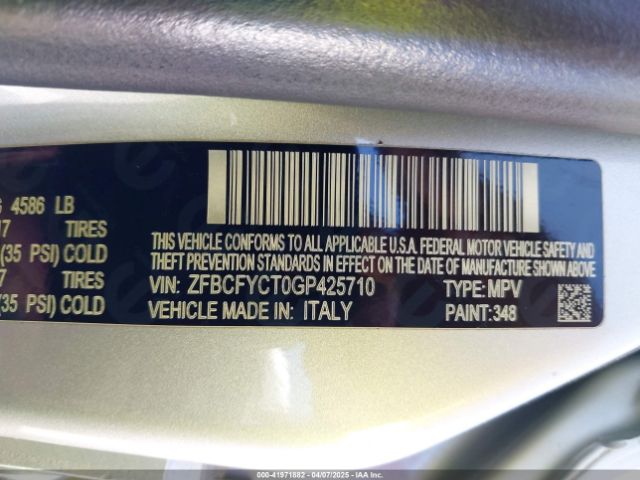 ZFBCFYCT0GP425710 Fiat 500x Trekking