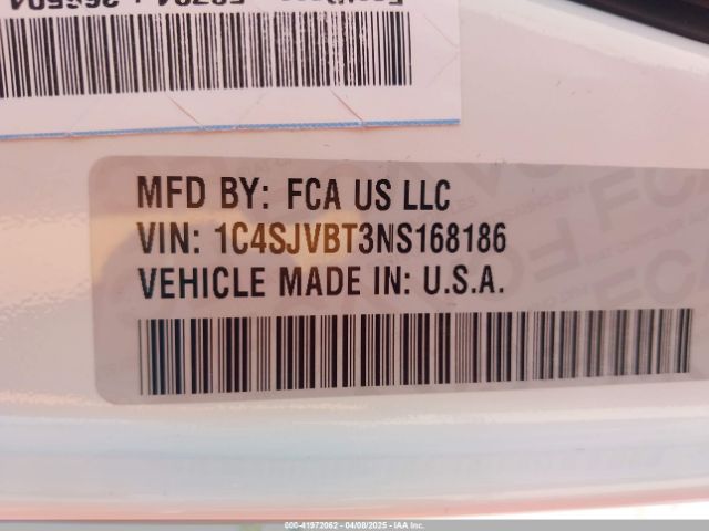 2022 JEEP WAGONEER 1C4SJVBT3NS168186 Photo 8
