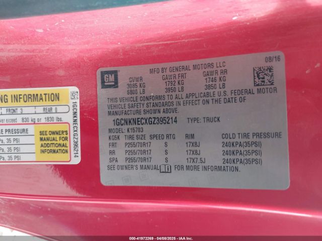 1GCNKNECXGZ395214 Chevrolet Silverado 1500 Ls
