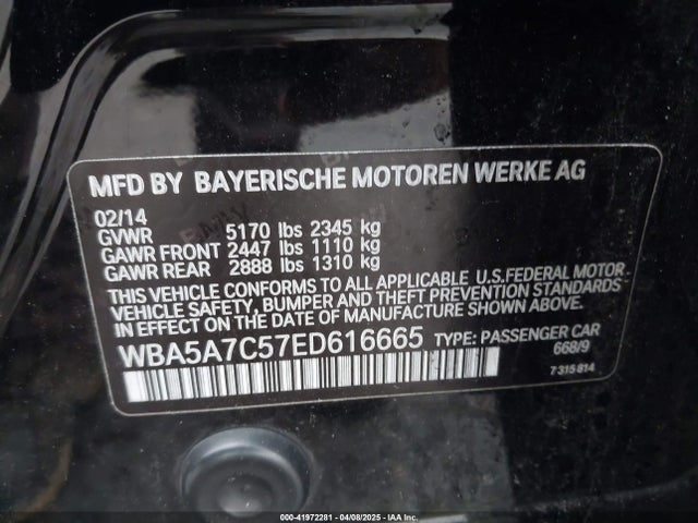 WBA5A7C57ED616665 BMW 528i Xdrive