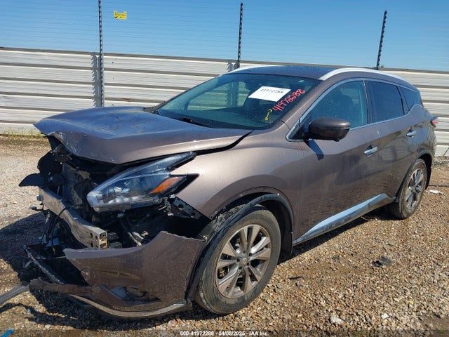 2018 Nissan Murano Sl მანქანა იყიდება აუქციონზე, vin: 5N1AZ2MG7JN158543, აუქციონის ნომერი: 41972288